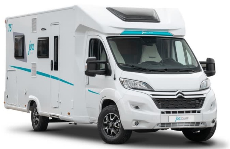 camping-car d’occasion profilé 5 places - lits jumeaux