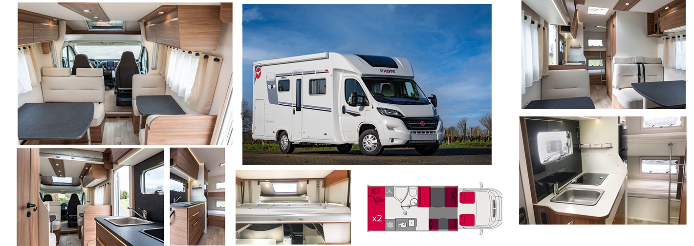 Camping-car Profilé Classique - 6 places avec lits superposés - Image galerie